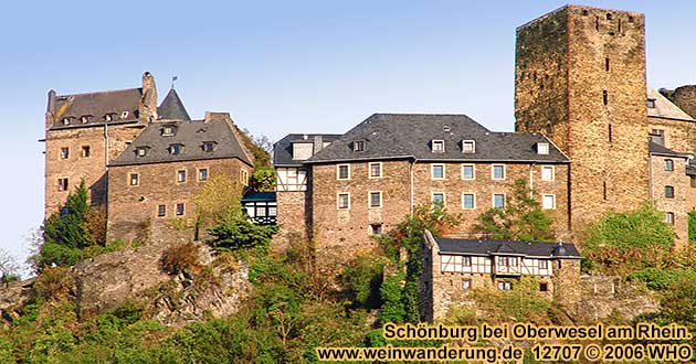 Schnburg bei Oberwesel am Rhein